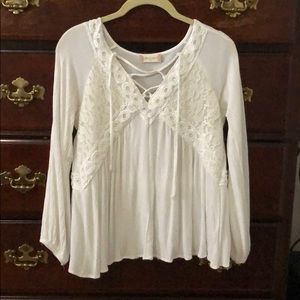 Altar’d State long sleeve white top